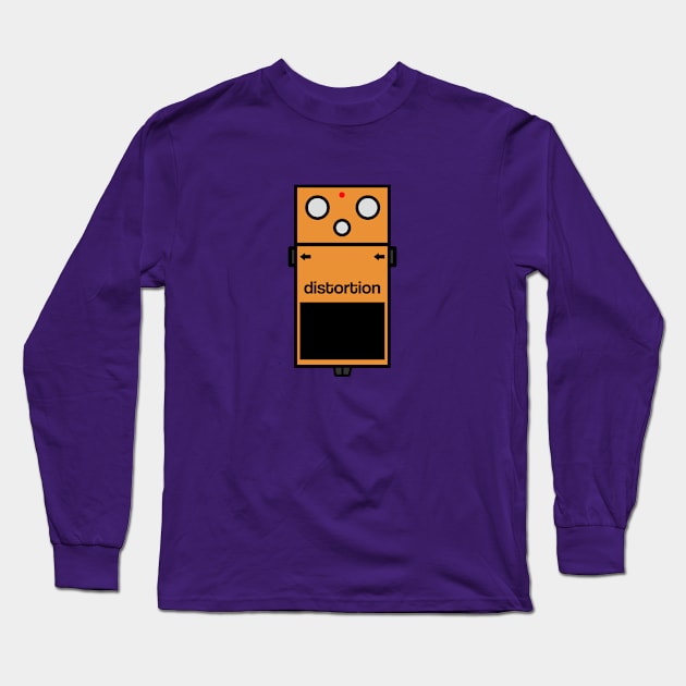 Guitar Effect Distortion Pedal Long Sleeve T-Shirt by boyznew